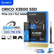 ORICO X3500 NVMe SSD 256GB 512GB PCIe Gen3 x4 M.2 SSD Gaming SSD for PS5 X3500
