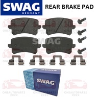 SWAG GERMANY REAR BRAKE PAD AUDI Q3 2.0 TFSI TIGUAN 2.0 5N1 TSI PASSAT CC B6 B7 1.8TSI 2.0TSI SHARAN
