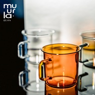 Finland muurla Heat-Resistant Glass Nordic Solid Color Simple Mug ins Style Cup Household Colorful W