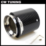 1 Piece Real Carbon Exhaust Muffler Tips for MINI Cooper JCW R50 R53 R55 R56 R57 R58 R59 R60 R61 F54
