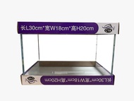 Crystal Clear Glass Fish Tank Aquarium Aquascape Kaca 60cm / 50cm / 40cm / 35cm / 30cm