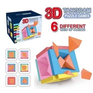 Tangram Dice 3D 3D Puzzle Brain Training Toys