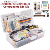 ali  DIY Starter Electronic Kit 830 Tie-points Breadboard for Arduino UNO R3 Electronics Components Kit with Box n