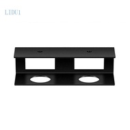 lidu11 Under Desk Laptop Mount Metal Under Table Desk Holder for Keyboard Tablets Laptop Stand Underneath Desk