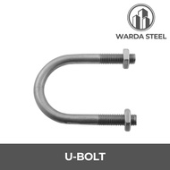 U-Bolt Galvanized - Pipe Clamp Pipe Bracket U Bolt Inch