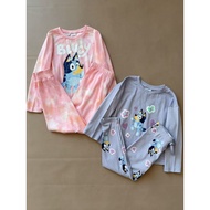 Blu*y PJ Set Kids | Size 1-7y | Peach purple blue | Children's pajamas | Babyharper K13