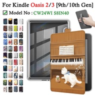 For Kindle Oasis 9th 10th Gen 7'' E-Reader Handheld Case Transparent Acrylic Oasis 2 3 CW24WI S8IN40