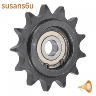 SUSAN Convex Idler Gear, 13 Tooth 10mm Bore 1/2" Pitch Chain Idler Sprocket, Durable C45 Carbon Stee