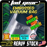 CLEARANCE STOCK Vacuum Bag Vacuum Sealer Bag Vacuum Bag Food Vacuum Packaging Bag Embossed Plastic P