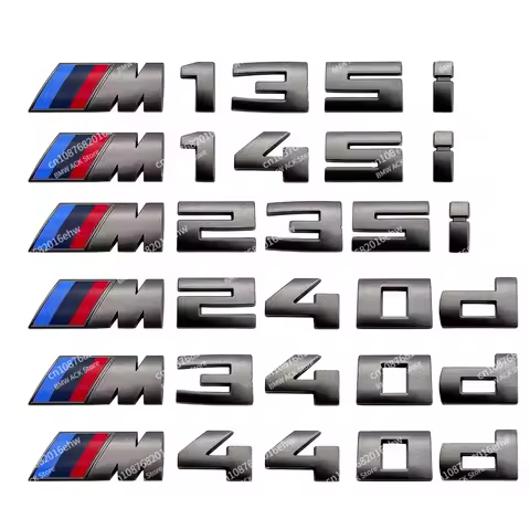 for BMW M330i M340i M430i M440i M530i M540i M550i decoration accessories 5.5cm for M logo new gray A