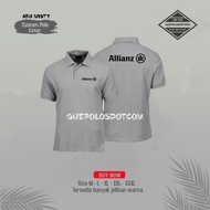Poloshirt - Collared T-Shirt Latest Allianz Insurance Distr Quality - M, MISTY Grey