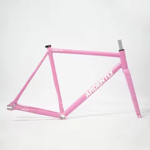 Ardently Lite Frameset, Track Fixie Bike Frame and Fork, Single Speed Bicycle Parts, 700C 6069 Alumi