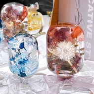 客製浮游花水晶球LED夜燈禮盒組