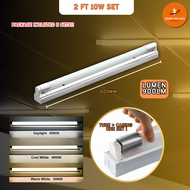 【3 Full Set】SET LENGKAP Set Lampu Kalimantang Panjang casing dinding siling lampu  Kaca Cerah [FULL 