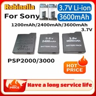 For PSP 2000/3000 Replace Battery 3.6V 3600mAh or 2400mAh Rechargeable Lithium Battery Pack
