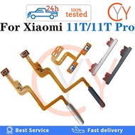 For Xiaomi 11T / 11T Pro 5G Back Home Button Fingerprint Scanner Sensor Return Key Volume Button Pow