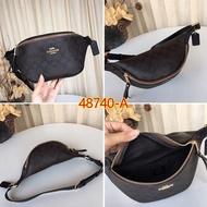 Coâćh พร้อมส่งกระเป๋า  ของแท้ กระเป๋าคาดเอวผู้หญิง F48740 / Belt bag / กระเป๋าคาดอก / กระเป๋าหน้าอก/กระเป๋าคาดเอวผู้หญิง