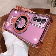 Case For Samsung A05s Imported anti drop material new mobile phone holder magnifying glass function 