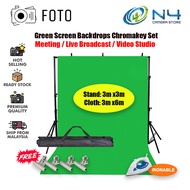 Green Screen Backdrop Muslin Cloth Studio Background Green Screen Set Backdrop Set Chromakey Set Bac
