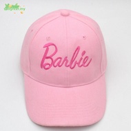 SOLIGHTER Barbie Kids Hat, Polyester Anime Cartoon Barbie Baseball Cap, Gift Adjustable Casual Peake