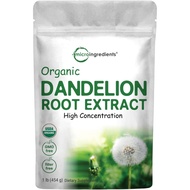 *Stock*Sustainably US Grown, Organic Dandelion Root Powder, Pure / shipping USA