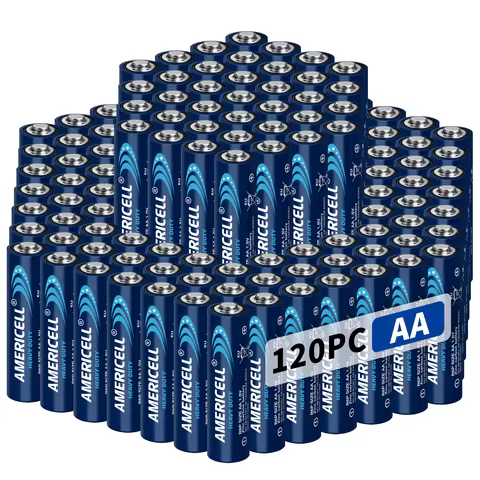 AMERICELL AA 120/60/30/6pcs Combination Battery, 1.5V Carbon Battery, Suitable For Keyboards, Clocks