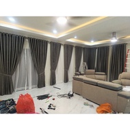 Langsir tingkup legth 7feet/84inchs/213cm.width 1keping/59 inches/150cm