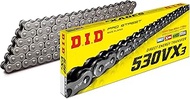 D.I.D 530VX3X120ZB Black Steel 525VX3 X-Ring Chain 120 Links