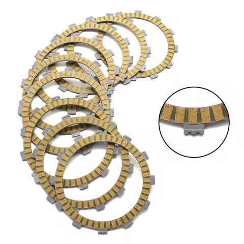 Motorcycle Friction Clutch Discs For Yamaha FZ1 Naked 2D11 Fazer (3C3) Non ABS Half Fairing N/NA OEM