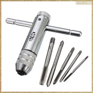 [K O G X] Ratchet T Handle Tap Wrench M3-M8 Tap Holder Wrench T-Shaped Drill Set for Machine  Thread