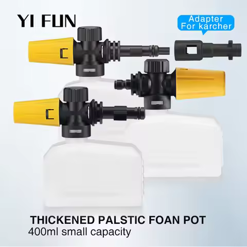 400ML Square Snow Foam Lance For Karcher High Pressure Car Clean Wash K1 K2 K3 K4 K5 K6 K7 For Lavor
