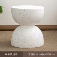 Coffee Table Simple Round Home Sofa Creative Cream Modern Designer Bedside Table Balcony Round Table