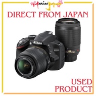 [ Used Camera from Japan ] [ DSLR Camera ] Nikon Digital SLR Camera D3200 200mm Double Zoom Kit w/18