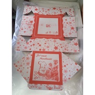 12x12cm Patterned Cake Box Thank You Box