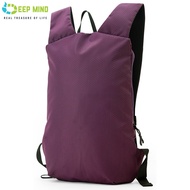 DM [GO TRAVEL] 12L Volume Slim Bag Bagpack Backpack for Women Men Black Purple Grey Beg Galas