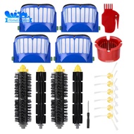 Filter, Brush Accessory Kit Spare Parts Brushes Plastic for iRobot Roomba 600 Series 605 606 and 500 Series 564 585 595