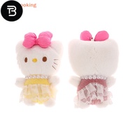 TB Hello Kitty Plush Toy Cartoon Sanrio Pendant Soft Stuffed Cat Doll Keychain Car Key Ring Backpack