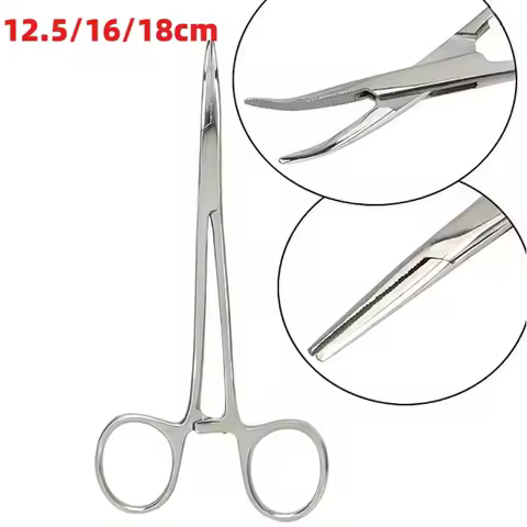 Haemostatic Forceps Clip Scissors Hemostat Artery Surgical Cupping Clamps Fishing Scissors Pet Feath