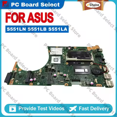 S551L S551LN Laptop Motherboard For ASUS VivoBook S551LB S551LN S551LA R553L Notebook Mainboard With