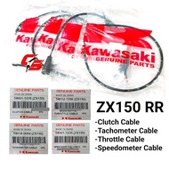 KAWASAKI ZX150 ZXR150 RR150 RR KRZ ORIGINAL THROTTLE CABLE / CLUTCH CABLE / METER CABLE SPEEDOMETER 