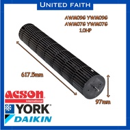 Daikin Acson York Wall Mounted Blower Wheel YWM07G YWM09G YWM10G YWM15G YWM20G YWM25G