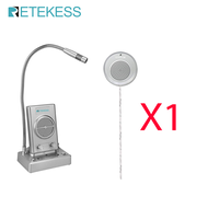 Retekess TW102 อินเตอร์คอมแบบติดหน้าต่างสำหรับธนาคาร ไมโครโฟนและลำโพงสำหรับติดหน้าต่าง อินเตอร์โฟนแบ