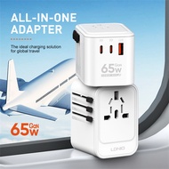 (SG-Fast Dispatch) 65W Fast Charging Universal Travel Adapter - 2 USB-C, 1 USB-A