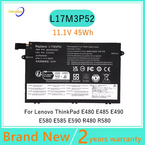 L17L3P51 L17C3P51 L17M3P51 L17M3P52 Laptop battery For Lenovo ThinkPad E480 E485 E495 E580 E585 E490
