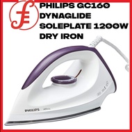 Philips GC160 DynaGlide Soleplate 1200W Dry Iron