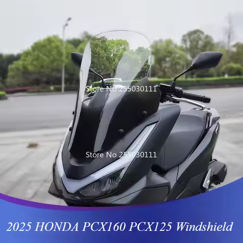 Fit for 2025 HONDA PCX160 PCX125 Windscreen Windshield Motorcycle PCX 160 125 66CM - 76CM Wind Defle