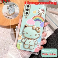 เคส A7ซัมซุง2018 SAMSUNG A50 SAMSUNG A70 SAMSUNG A50 S A30S เคสโทรศัพท์ซิลิโคนนิ่มไฟฟ้าป้องกันเคสกันกระแทก DDXKT01ดีไซน์ใหม่