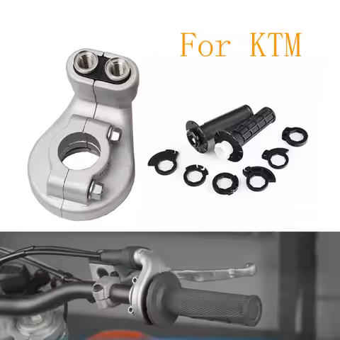 Motorcycle Throttle Control Casing Base 7/8" Snapon Cam Lockon Handlebar Grips For KTM SXF SXW SXFW 