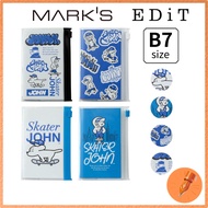 B7 Grid Notebook with Planner Paper and PVC Cover EDiT Skater Gen Marks