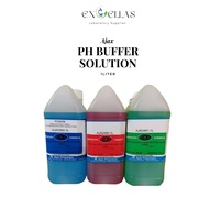 1L AJAX pH Buffer Calibration Solution | Lab Grade Ready-to-Use | pH 4.00 / 7.00 / 10.00